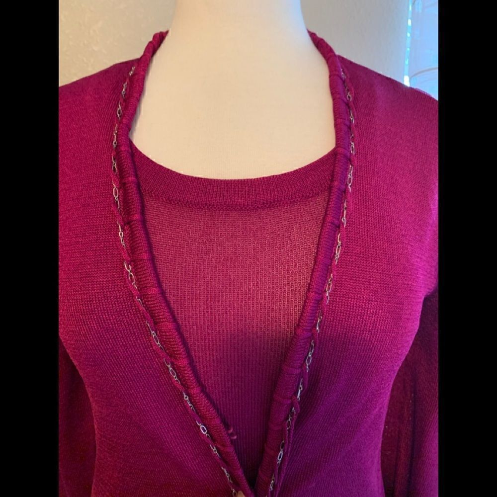 Jones New York Cardigan with matching Shell